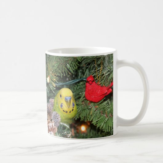 Mug Perruche dans un arbre de Noël (Droite)