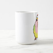 Mug perruche dans un casquette (Centre)