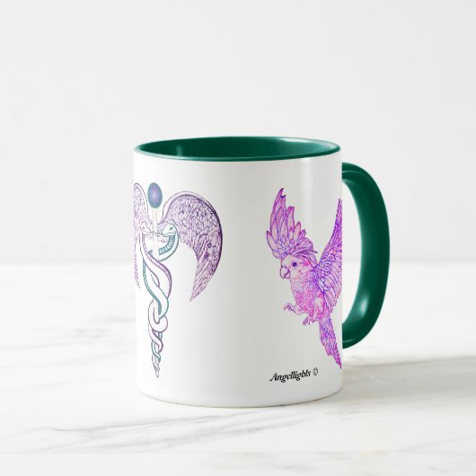 Mug Perruche de guérison (Devant droit)