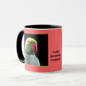Mug Perruche de Ringneck d'Indien (Devant gauche)