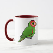 Mug perruche Rouge-masquée (Gauche)