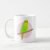 Mug Perruche verte mignonne (Gauche)