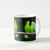 Mug Perruches colorées (Devant droit)