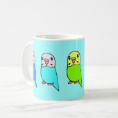 Mug Perruches ondulées (Devant gauche)