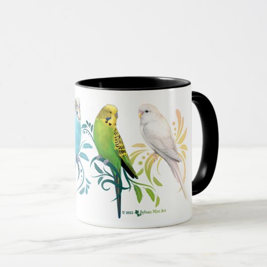 Mug Perruques colorées (Devant droit)