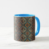 Mug Perse Moderne Belle collection de vieux Motifs (Devant droit)
