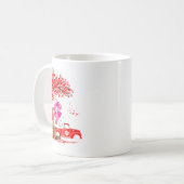 Mug Persian Cat Heart Tree Valentines Day  (Devant gauche)