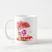Mug Persian Cat Heart Tree Valentines Day  (Gauche)