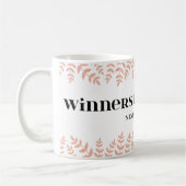 Mug Persistance des gagnants : Citation de vie motivat (Gauche)
