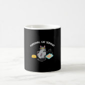 Mug Personal Cat Servant Funny Amoureux des chats Impr (Centre)