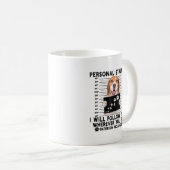 Mug Personal Stalker Je Vais Vous Suivre Beagle Lover (Devant droit)