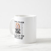 Mug Personal Stalker Je Vais Vous Suivre Beagle Lover (Devant gauche)