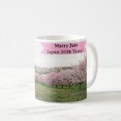 Mug Personalise Aesthetics Sakura Japan Travel  2026  (Devant droit)