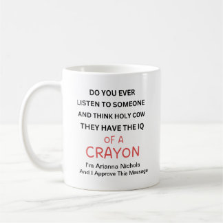 Mug Personalisé Drôle Sayants Sarcasme Moderne Fun