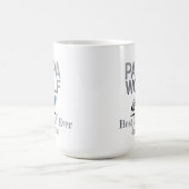 Mug Personalisé Papa Wolf Nature Silhouette (Centre)