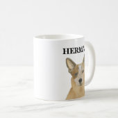 Mug Personalisé Red Heeler Australian Cattledog (Devant droit)