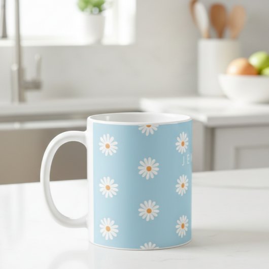 Mug Personalised Daisy Mug, Flower Name Gift, Daisy 