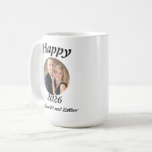 Mug Personalised Modern Happy 2026 photo (Devant gauche)