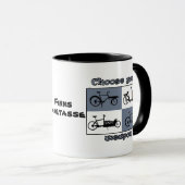 Mug personalisierbar, Lastenrad choisir, Dein Text (Devant droit)