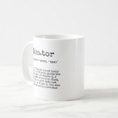 Mug Personalize Best Mentor Ever Custom Thank You Gift (Devant gauche)
