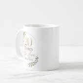 Mug Personalized 20 Things We Love About You Gift (Devant gauche)