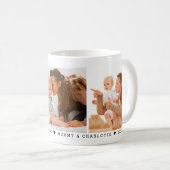 Mug Personalized 3 Photo First Mother's Day (Devant droit)