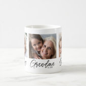 Mug Personalized 3 Photo Grandma Established Year (Centre)