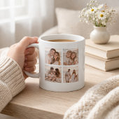 Mug Personalized 4 Photo Name and Date Memory