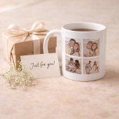 Mug Personalized 4 Photo Name and Date Memory