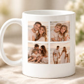 Mug Personalized 4 Photo Name and Date Memory