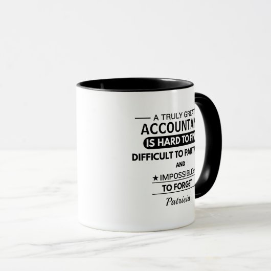 Mug Personalized Accountant  (Devant droit)