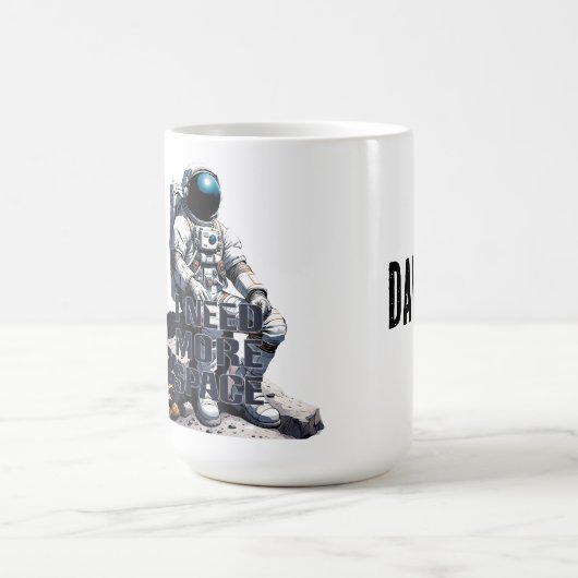 Mug Personalized Astronaut Gift – I Need More Space (Centre)