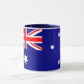 Mug Personalized Australian Flag True Blue Heritage Pr (Centre)