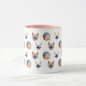 Mug Personalized Baby Face Coffee Cup, 3 Photos       (Centre)