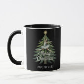 Mug Personalized Ballerina ballet dancer christmas  (Gauche)