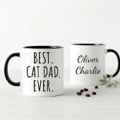 Mug Personalized Best Cat Dad Ever