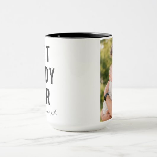 Mug Personalized Best Daddy Ever | Custom Father’s Day (Centre)