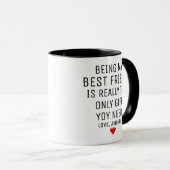 Mug Personalized Best Friend Gift (Devant droit)