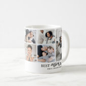Mug Personalized Best Mom Photo Collage (Devant droit)