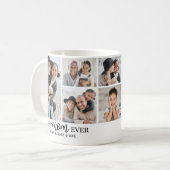 Mug Personalized Best Mom Photo Collage (Devant gauche)