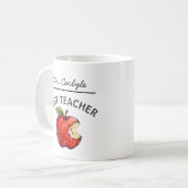 Mug Personalized BEST TEACHER Name Apple Gift (Devant gauche)