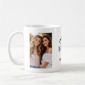 Mug Personalized Bestea (bestie + tea) text 2 photos (Gauche)