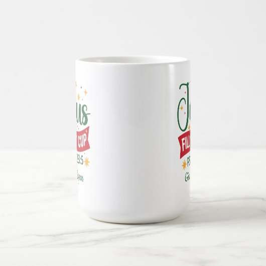 Mug Personalized Bible Verse Christmas (Centre)