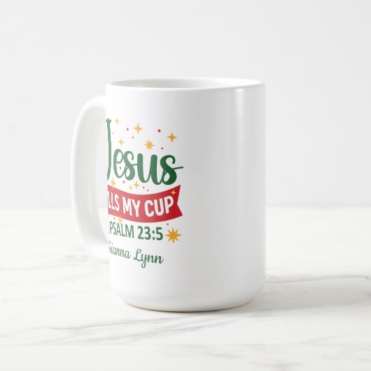 Mug Personalized Bible Verse Christmas (Devant gauche)