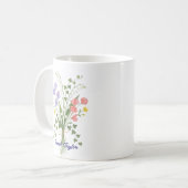 Mug Personalized Birth Flower Lily of The Valley (Devant gauche)
