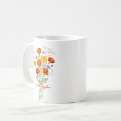 Mug Personalized Birth Flower Marigold Custom (Devant gauche)