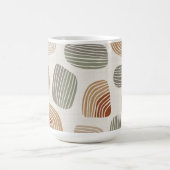 Mug Personalized Boho Earth Tones Abstract ID1273 (Centre)