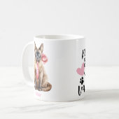 Mug Personalized Burmese Cat Valentine's Day (Devant gauche)