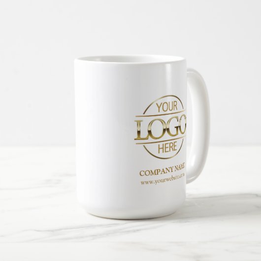 Mug Personalized Business Logo Custom Company Gift (Devant droit)
