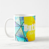 Mug Personalized Butterflies are my theraphy Summer (Gauche)